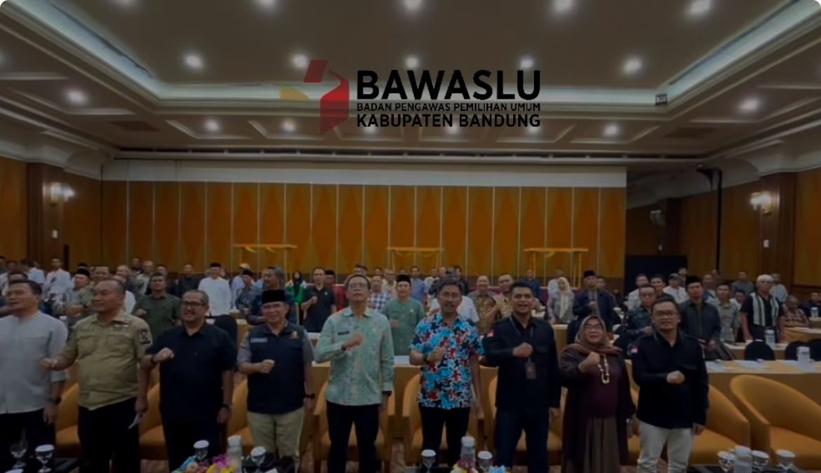 Pencegahan dan Ikrar Netralitas Kepala Desa Pada Pemilihan Kepala Daerah tahun 2024 di Kabupaten Bandung, Jumat (4/10/2024)