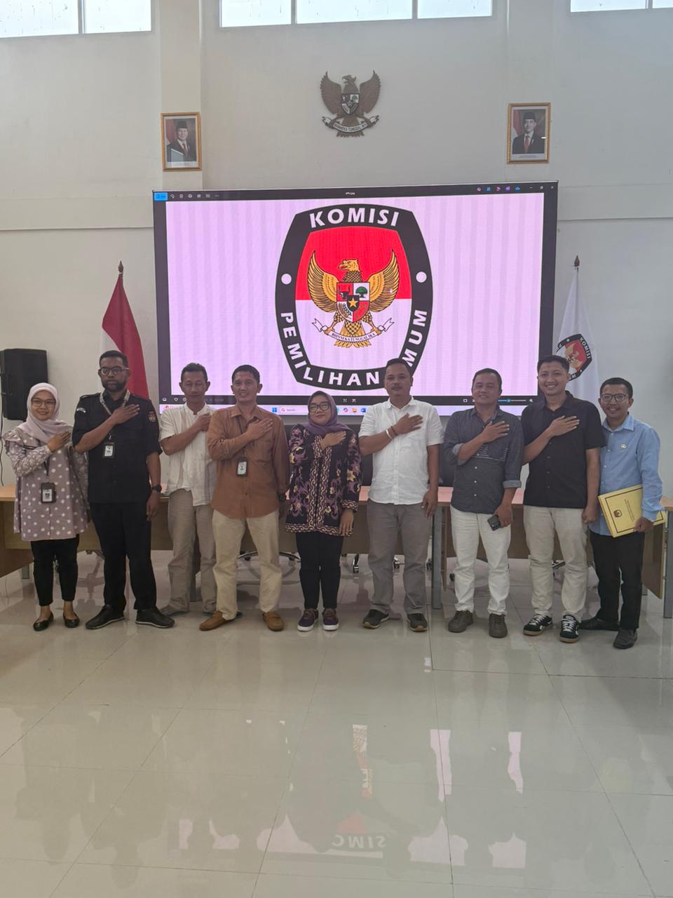 koordinasi bersama KPU Kabupaten Bandung 