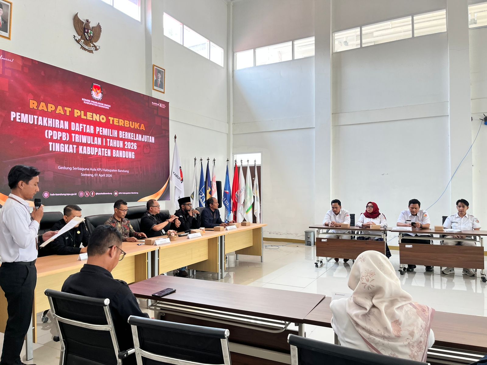 Bawaslu Kabupaten Bandung Kawal Ketat Rekapitulasi DPB Triwulan I 2026
