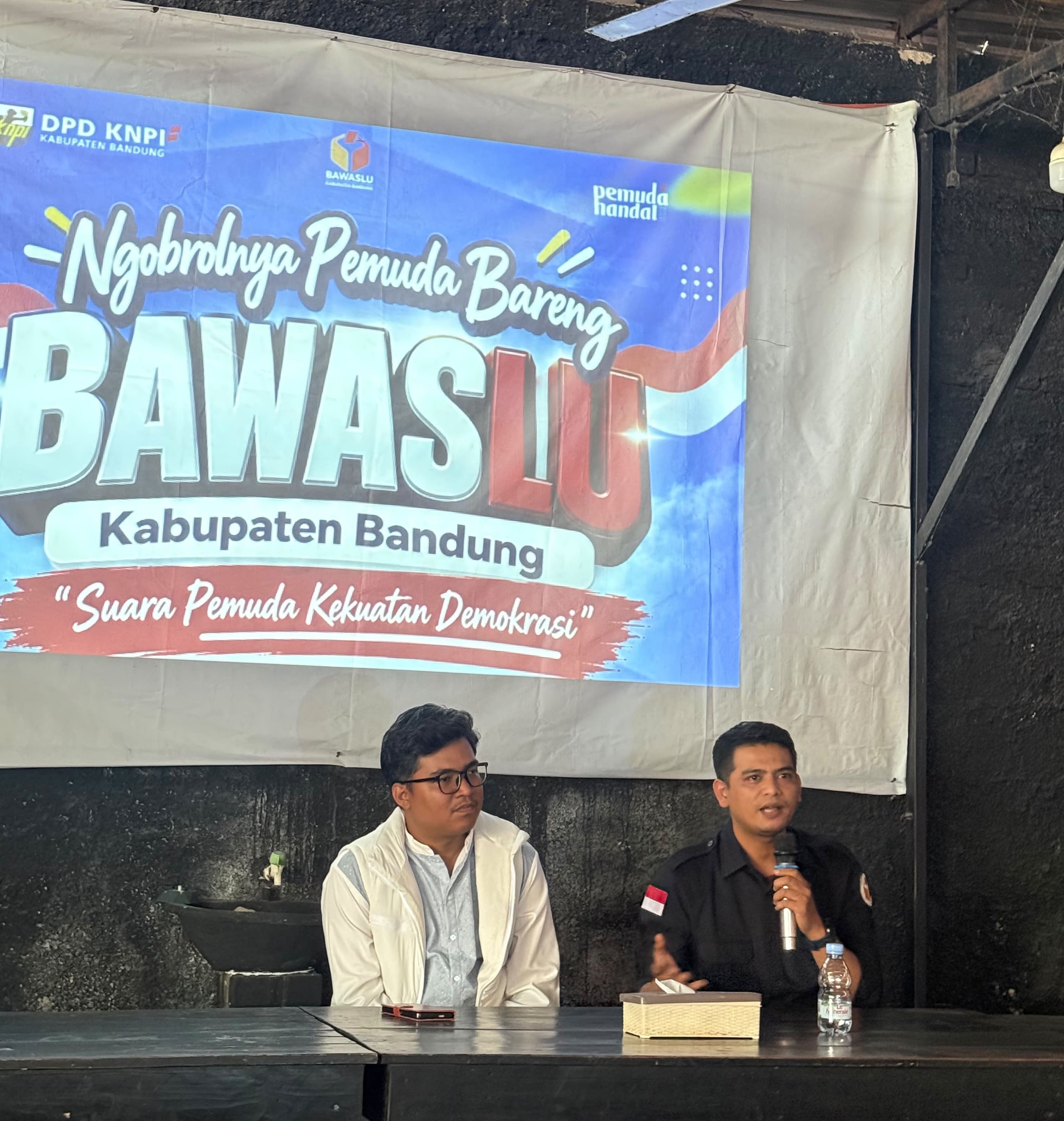 Bawaslu Kabupaten Bandung Ajak Pemuda KNPI Perkuat Peran dalam Demokrasi