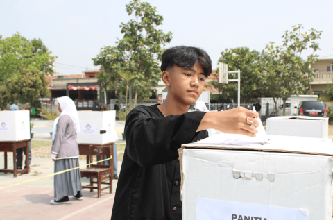 Bawaslu Kabupaten Bandung Ajak Siswa SMA Pasundan Rancaekek Belajar Demokrasi Lewat Simulasi Pemilu