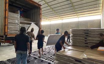 Bawaslu Kabupaten Bandung Awasi Logistik Bilik Suara